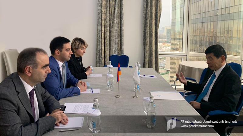 Ռուստամ Բադասյանը հանդիպել է Համաշխարհային մաքսային կազմակերպության գլխավոր քարտուղարին