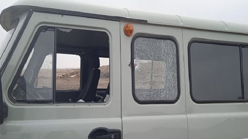 Ադրբեջանական կողմը կրակ է բացել ՊԲ սանիտարական մեքենայի ուղղությամբ․ հայկական կողմից տուժածներ չկան