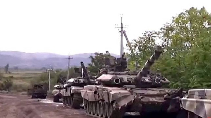 Ցամաքում Ադրբեջանի վերջին փաստարկը․ ներգրավվել են Т-90С տանկեր․ Репортер 