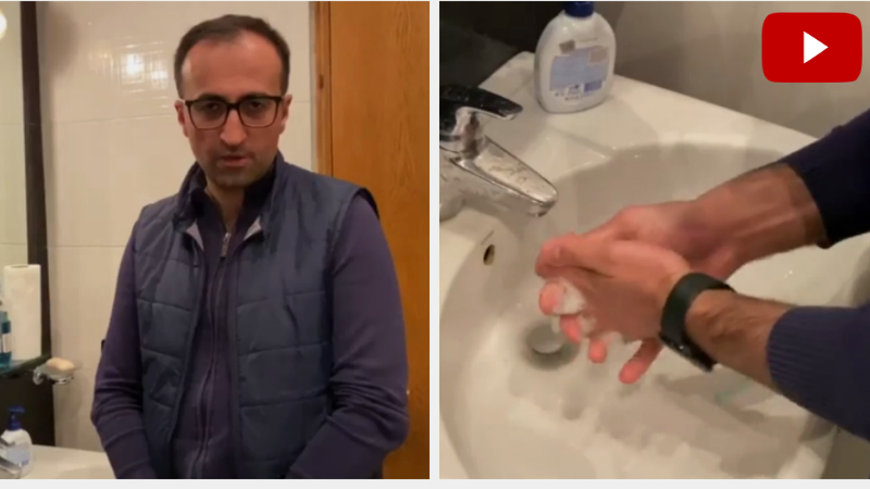 Ինչպե՞ս ճիշտ լվանալ ձեռքերը․ Արսեն Թորոսյանը տեսանյութ է հրապարակել 