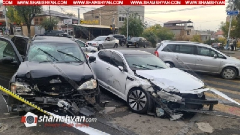 Խոշոր ավտովթար Երևանում. ճակատ-ճակատի բախվել են Mercedes ML 320-ն ու Kia-ն. կան վիրավորներ