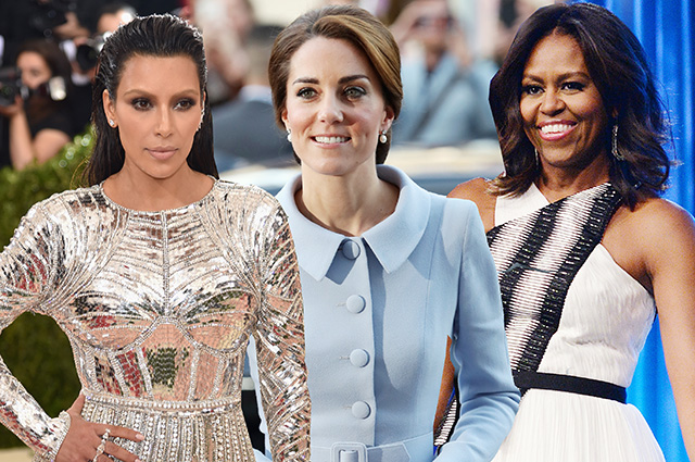Мишель Обама, Кейт Миддлтон, Ким Кардашьян и другие звезды попали в список 150 самых стильных женщин мира