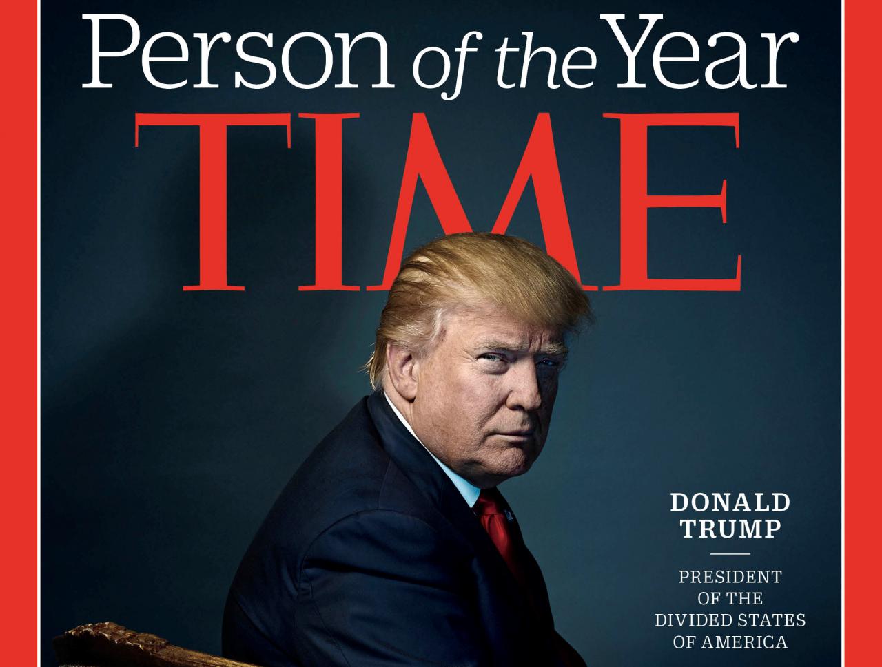 Թրամփը հրաժարվել է Time ամսագրի «Տարվա մարդ» կոչումից