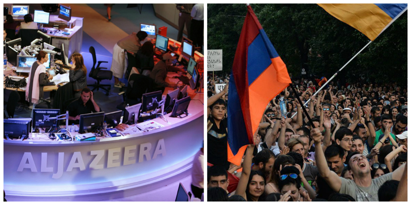  Արաբական Al Jazeera-ն վավերագրական ֆիլմ է պատրաստում Հայաստանում  թավշյա հեղափոխության մասին