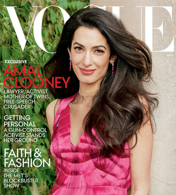Ամալ Քլունին զարդարել է Vogue-ի շապիկն ու էջերը  (ֆոտոշարք)