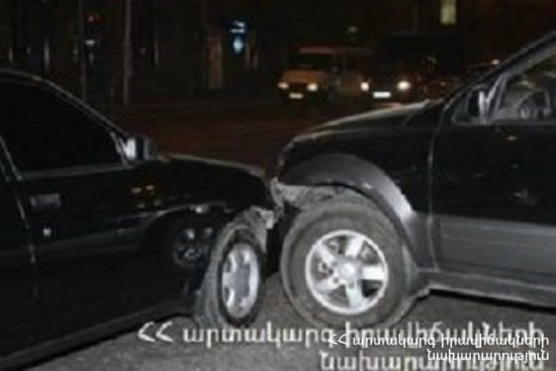 Սեբաստիա փողոցում բախվել է 4 ավտոմեքենա