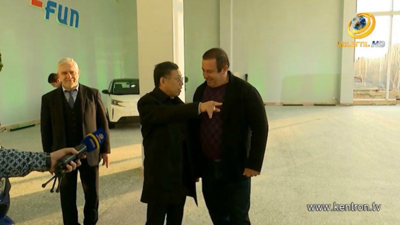 Գ.Ծառուկյանը ներկա է գտնվել չինական «Քինգ Լոնգ» ընկերության ավտոսրահի բացմանը