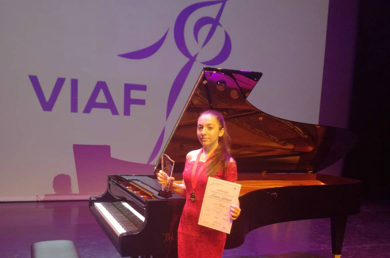 Հայ երիտասարդ դաշնակահարուհին Վիեննայում արժանացել է 1-ին մրցանակի