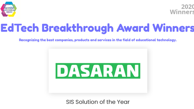 Dasaran-ը՝ «Տարվա լավագույն աշակերտական տեղեկատվական համակարգ»