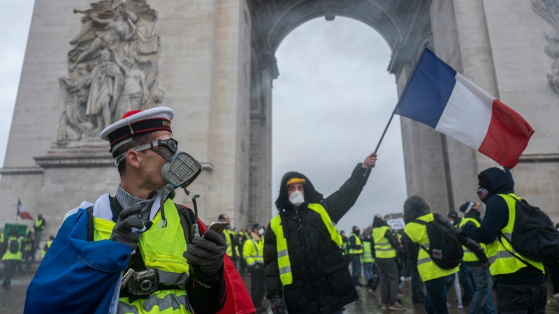 Ֆրանսիայում մեկնարկել են «դեղին բաճկոնների» 28-րդ շաբաթօրյա ցույցերը