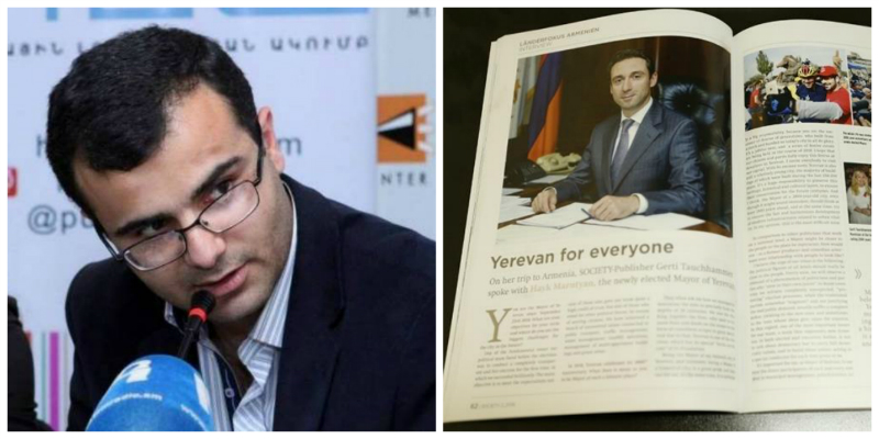 Ավստրիական հեղինակավոր Society ամսագիրը  անդրադարձել է Հայաստանին