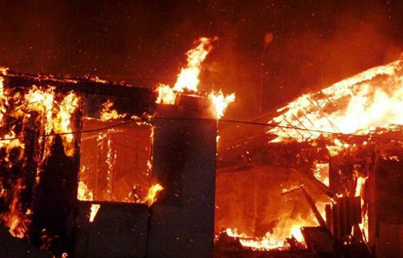 Լոռու մարզում տունն ամբողջությամբ այրվել է