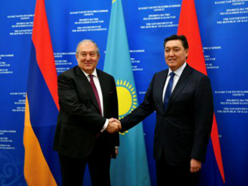 Ղազախստանը հետաքրքրված է Հայաստանի հետ տնտեսական կապերի խորացմամբ. Ղազախստանի վարչապետ