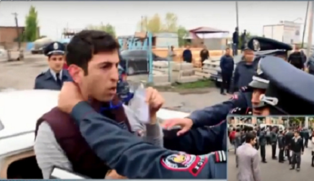 Ոստիկանության գնդապետը հարված է հասցրել լրագրող Տիրայր Մուրադյանին և բերման ենթարկել