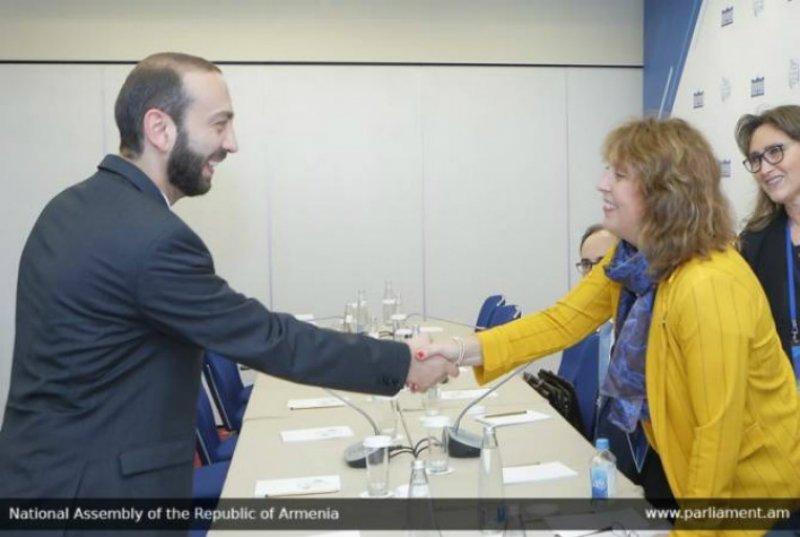 Արարատ Միրզոյանը հանդիպել է Ուրուգվայի Ներկայացուցիչների պալատի նախագահի հետ ու հրավիրել Հայաստան