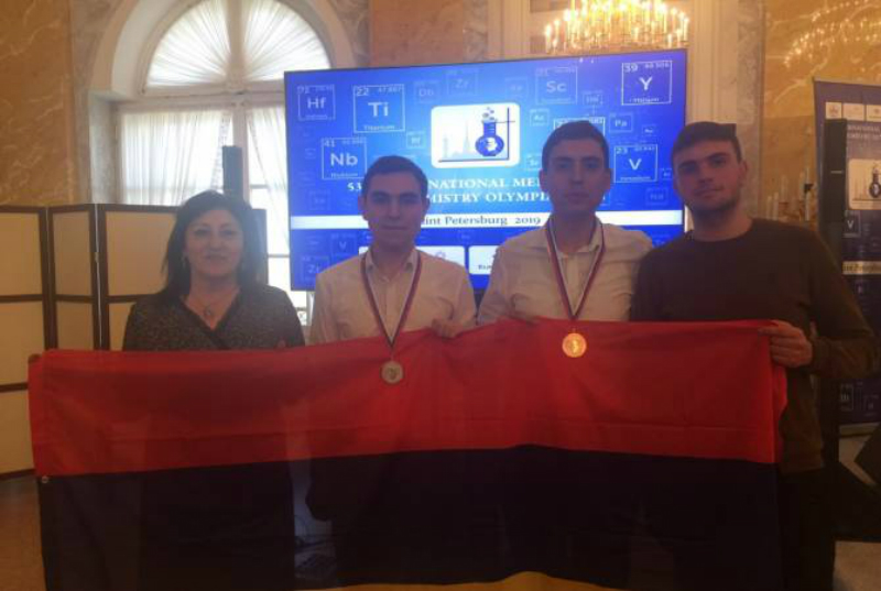 Հայաստանի թիմը երկու մեդալ է նվաճել քիմիայի միջազգային Մենդելեևյան օլիմպիադայում
