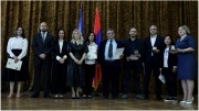 Ուսուցչի օրվա առթիվ մի խումբ մանկավարժներ և ոլորտի ներկայացո...