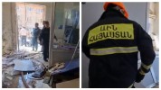 Պայթյունից բանկի արխիվային սենյակում այրվել են փաստաթղթեր. ԱԻՆ (տեսանյութ)