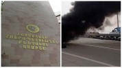 Երևան-Երասխ ավտոճանապարհի երթևեկությունը այրվող անվադողերով խաթարելու դեպքի առթիվ նախաձեռն...