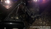 Երևան-Մեղրի ավտոճանապարհին բախվել են 3 մեքենաներ. որոնցից մեկը բռնկվել է