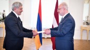 Լատվիայում ՀՀ նորանշանակ դեսպանը հավատարմագրեր է հանձնել Լատվիայի նախագահին 
