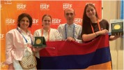 Հայ դպրոցականները միջազգային գիտական փառատոնում հատուկ մրցանակ են ստացել (լուսանկարներ) 