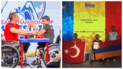 44-օրյա պատերազմում երկու ոտքը կորցրած Սարգիս Հարությունյանը հաղթել է թուրք մարզիկին (տեսա...