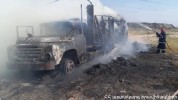 Վանանդում բեռնատարն ամբողջությամբ այրվել է