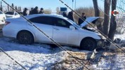 Խոշոր ավտովթար Գեղարքունիքի մարզում. Lexus-ը բախվել է երկաթյա խողովակներին. կա վիրավոր